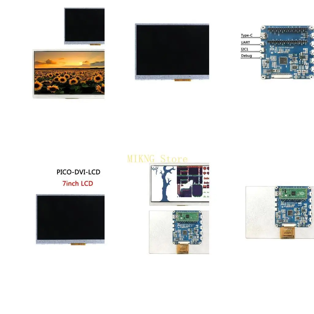 1024x600 Pixels IPS Display Panel for RPiPico IPS Display Panel Module Best Sale