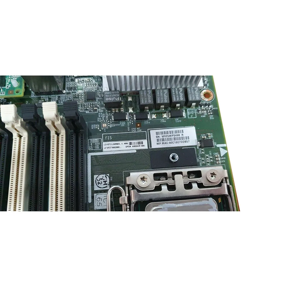 Originate Workstation Motherboard for HP ProLiant DL180 G6 DL288 G6 X58 Two Way 608865-001 507255-001