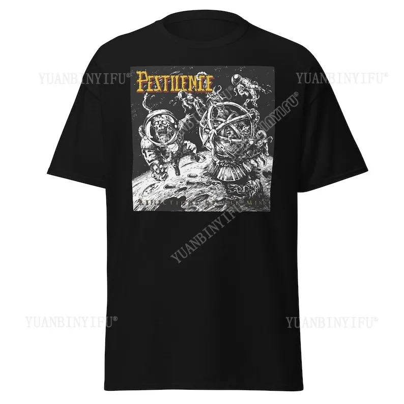 Pestilence T-shirt Death Metal Merch Old School Metal Clothing Gifts for Metalheads