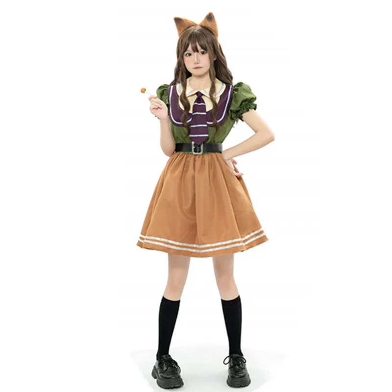 Madagascar Cosplay Ni jupe loween Anime ow scène Performance Costume femmes vêtements ethniques été 2023 Collection