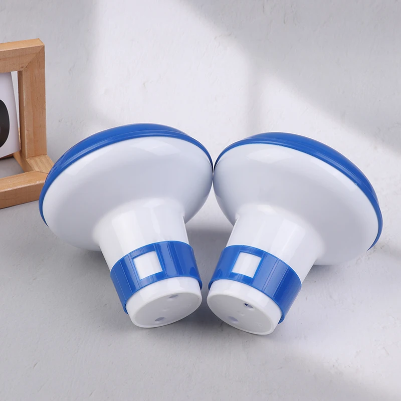 حمام سباحة عائم قرص الكلور الطبي ، أداة تنظيف العوام في الحوض الساخن ، موزع سيارات ، أدوات تنظيف حمام سباحة خارجية متينة #3