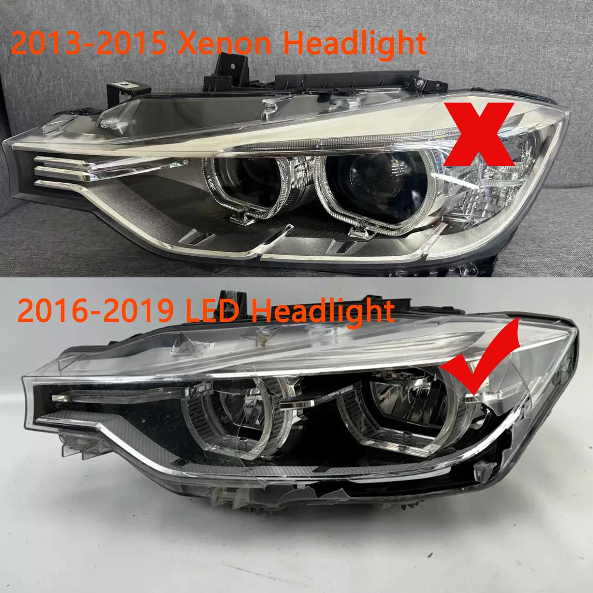 Yellow Amber LED DRL Board DRL Module For 2016‑2019 BMW F30 F31 F35 320i 330i 340i LED Headlight Daytime Running Light Angel Eye