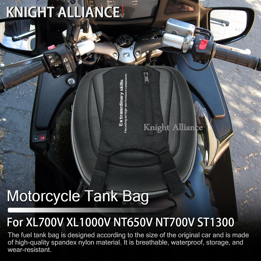 

Luggage Bag For Honda XL700V XL1000V NT650V NT700V ST1300 Motorcycle Accessories Navigation Racing Bags Tanklock