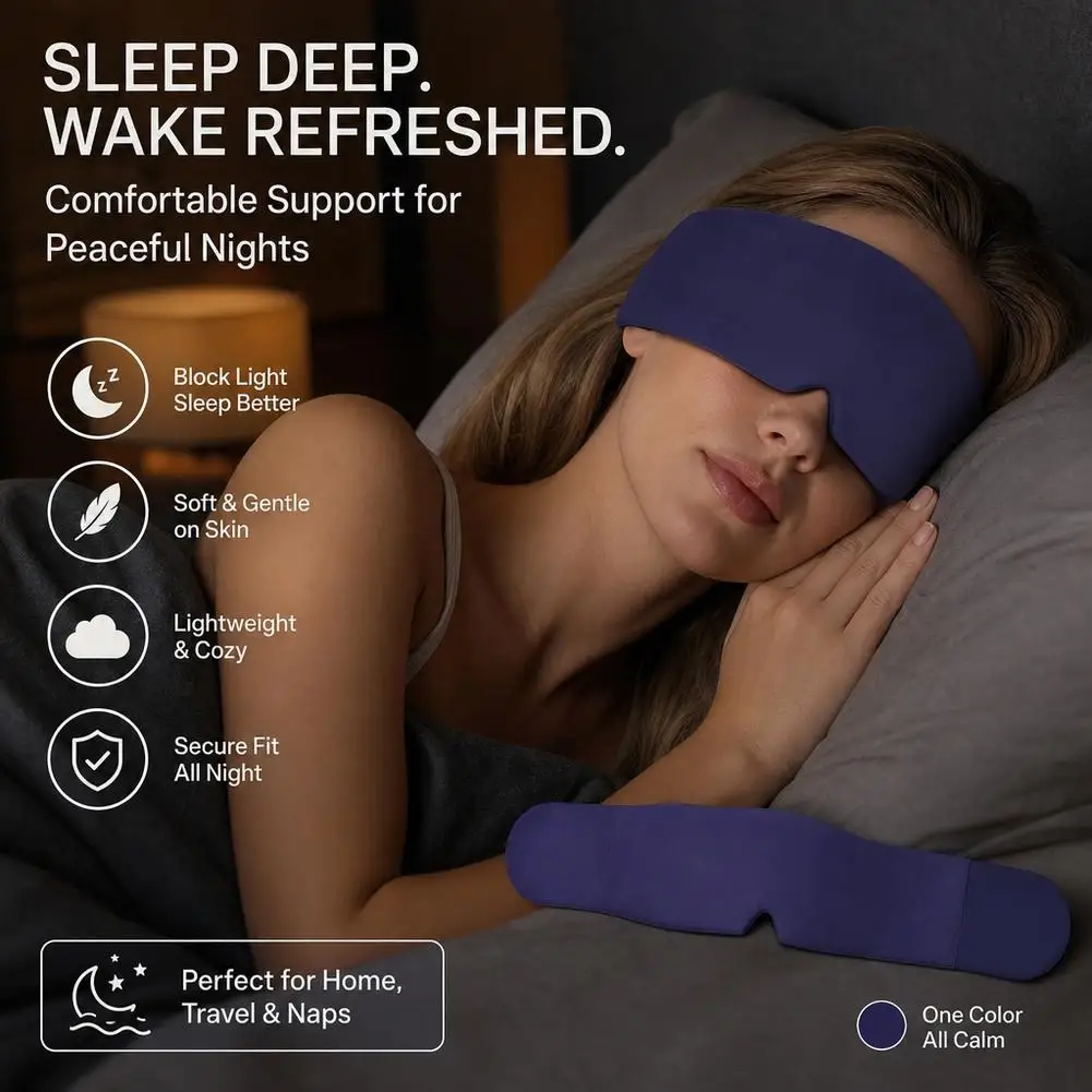 Technology Gravity Deep Sleep Eye Mask Sleep Relief Eye Fatigue Sleeping Shading Double-sided Micro Pressure Gravity Eye Mask