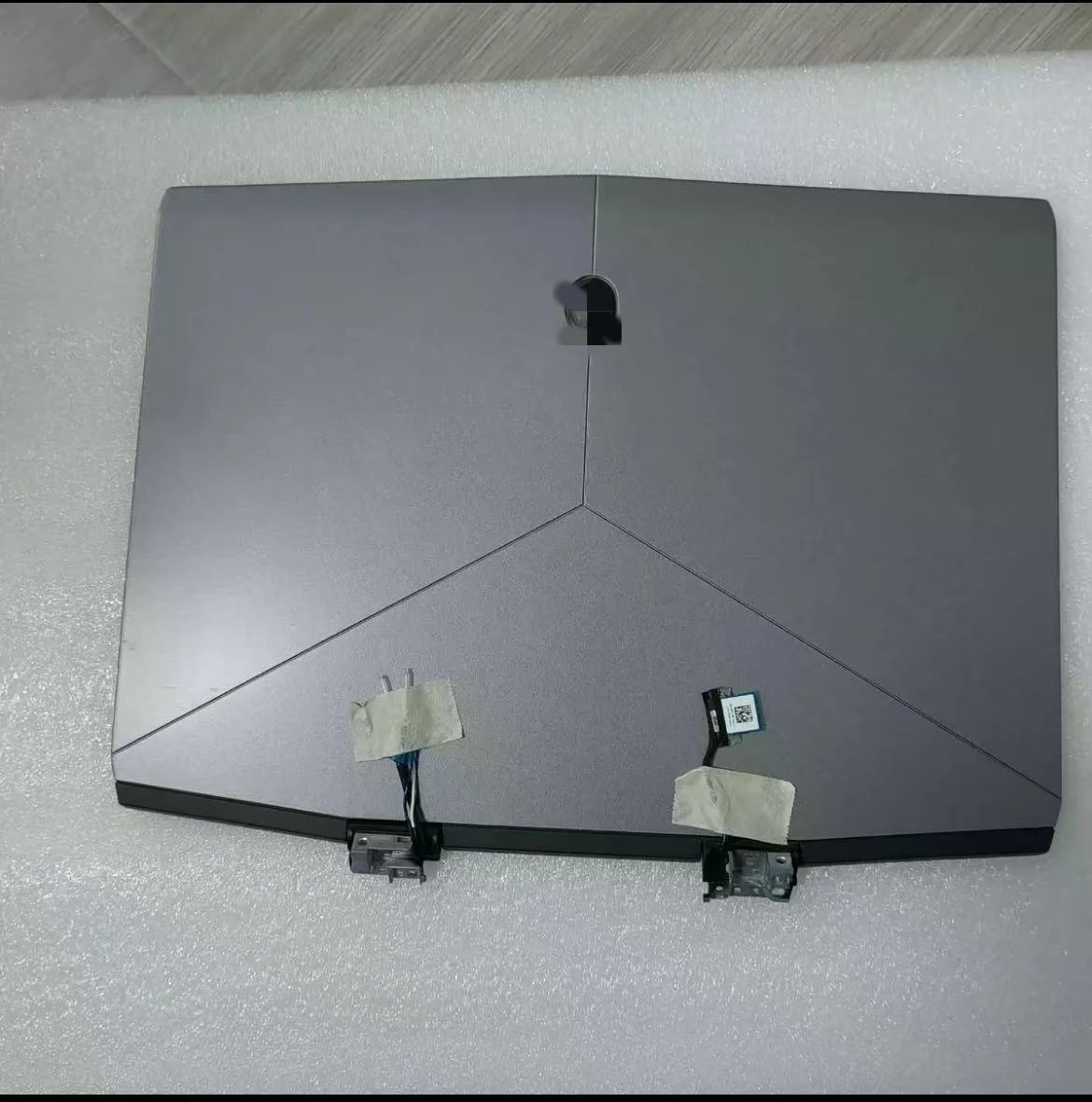 Original DP/N: PPT3N for Dell Alien M15 R1 LCD screen upper half assembly  gray 4K screen