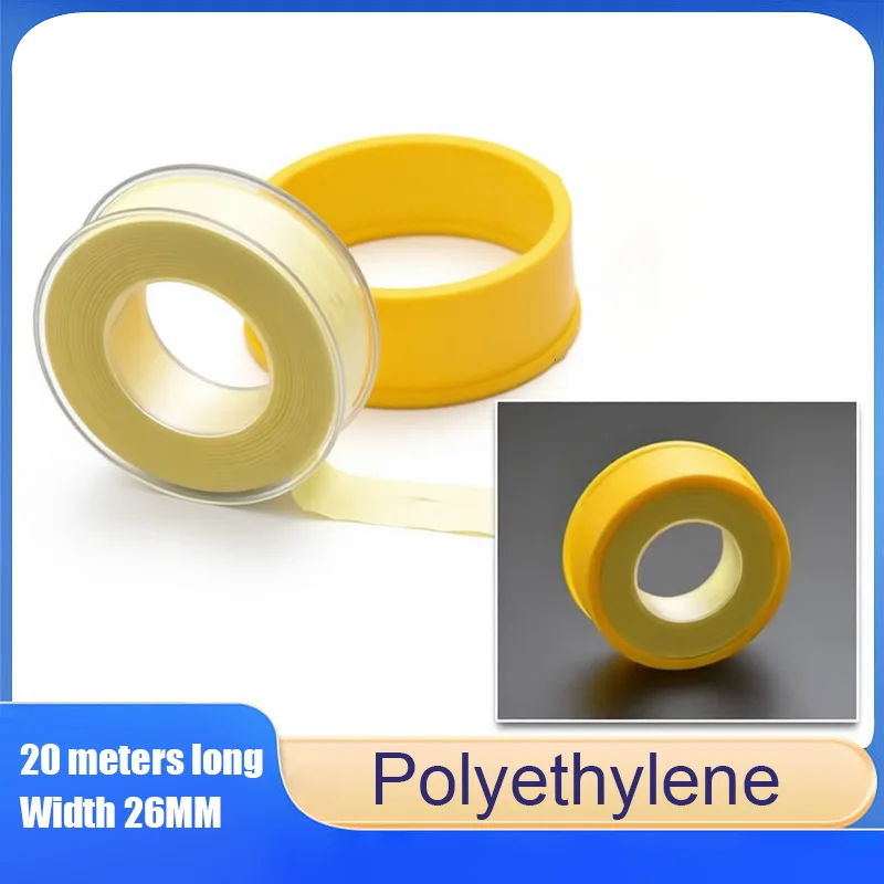

1pcsNatural Gas Connector Raw Material Tape Oil-Free Sealing Tape Pipe Thread Connection Polytetrafluoroethylene Raw Rubber Tape