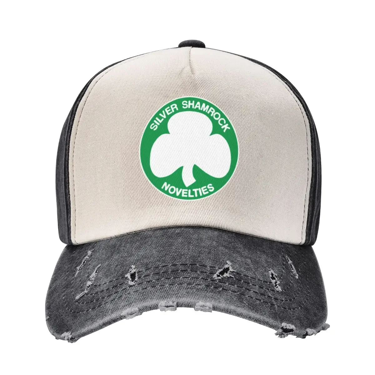 

Silver Shamrock logo From Halloween III Season of the WitchCap Baseball Cap |-F-| Vintage golf hat genuine Hats Woman Men's