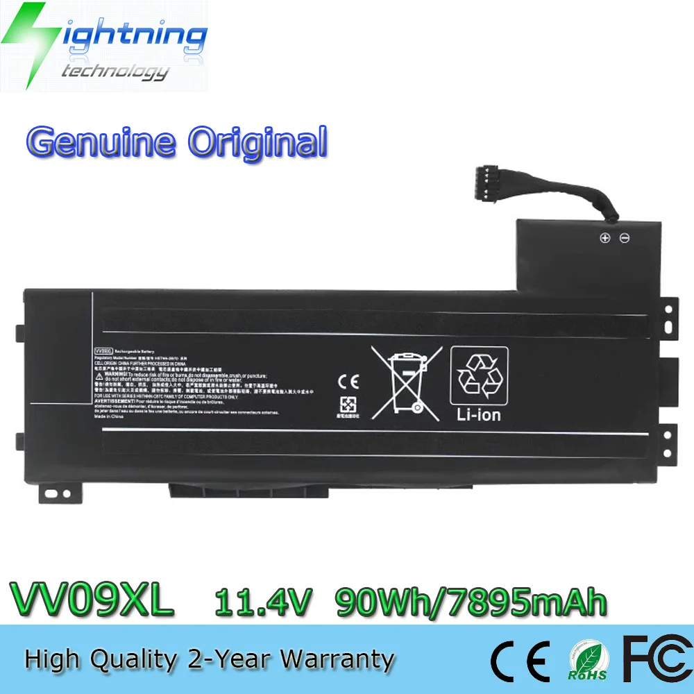 New Genuine VV09XL Original Laptop Battery for HP ZBook 15 17 G3 G4 Series 808452-002 HSTNN-DB7D