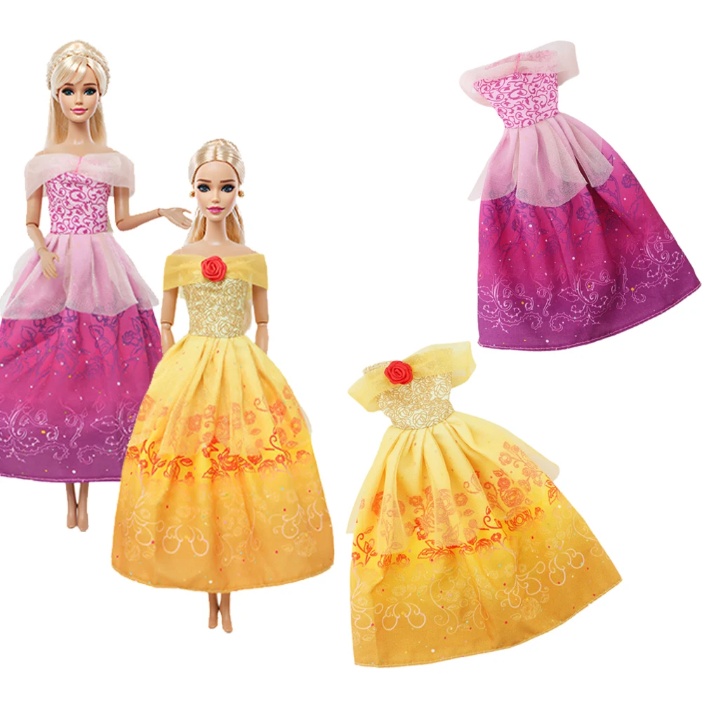 Bjdbus-人形用プリンセスドレス、手作りドレス、パーティーウェア、おとぎ話の服、おもちゃのアクセサリー、子供向けギフト、11.5インチ、30cm、2ピース/セット、30cm