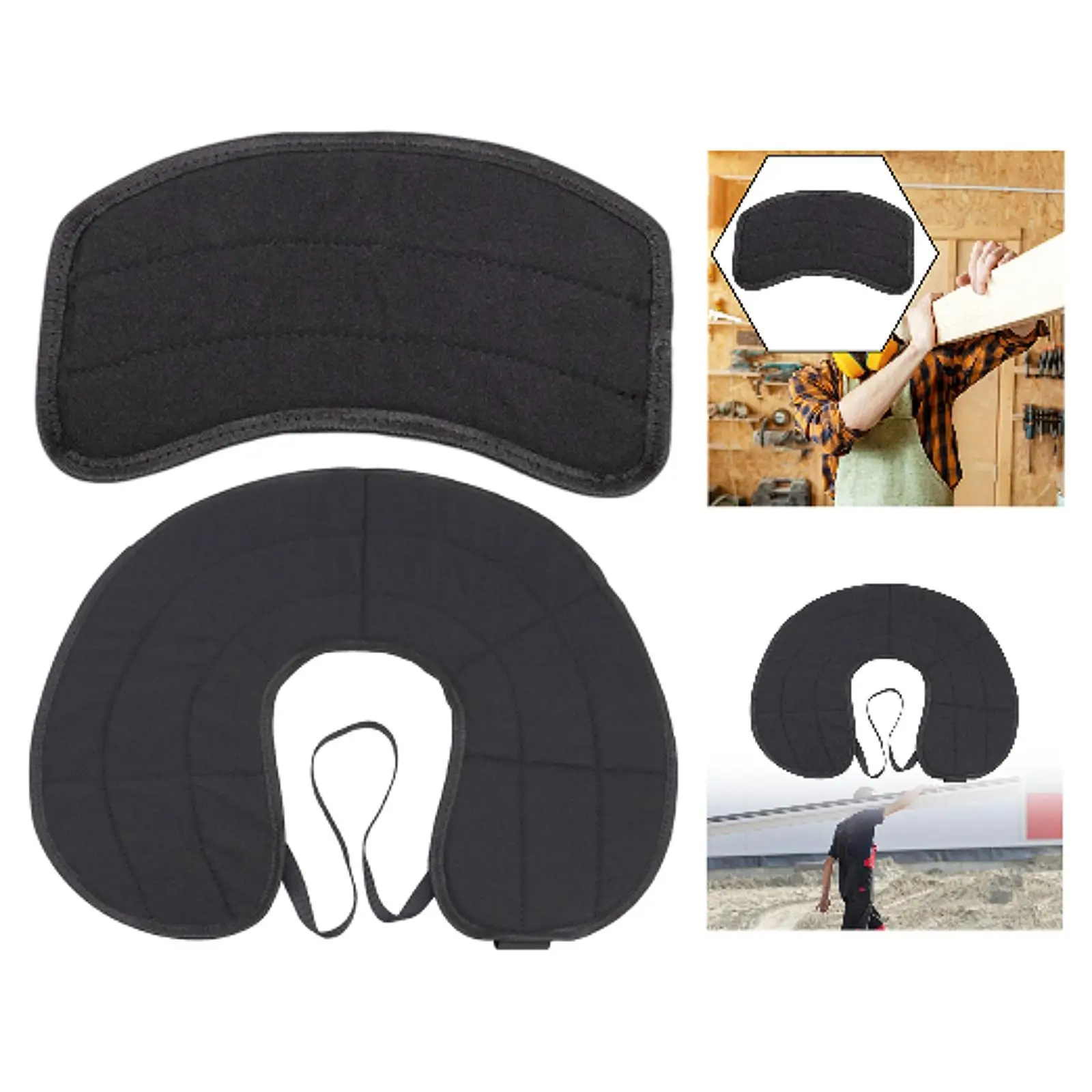 Heavy Lift Shoulder Support Pad Universal Canvas Cushion Comfortable Carry Mat for Construction Workers and Movers