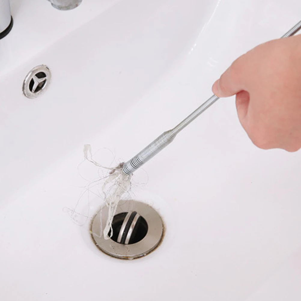 

3pcs Premium Pipe Tool Four Claw Cleaner Flexible Spring Design Grip Handle For Sink Bathroom Kitchen Drain