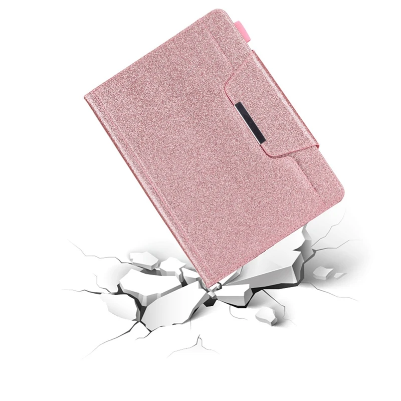 For IPAD AIR/IPAD AIR2/IPAD PRO 9.7-2016/IPAD 9.7-2017/IPAD 9.7-2018 With Card Slot Bracket, Protective Shell, Glitter