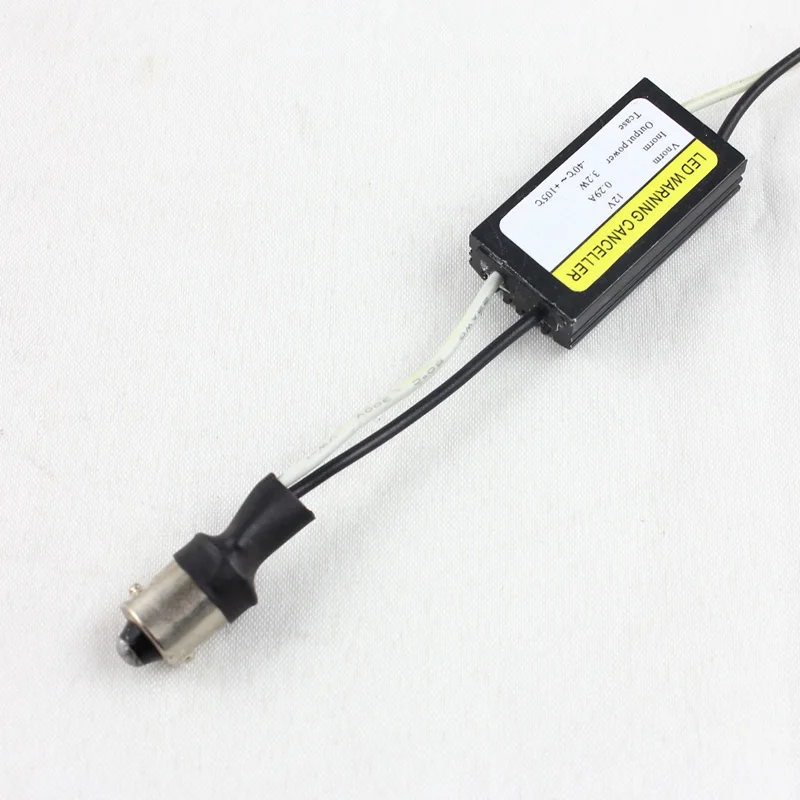 FSYLX 10Pcs BA9s 64132 H6W Canbus Error Free Load Resistor Wiring LED Decoder Warning Flashing Canceller to T10 Adapter