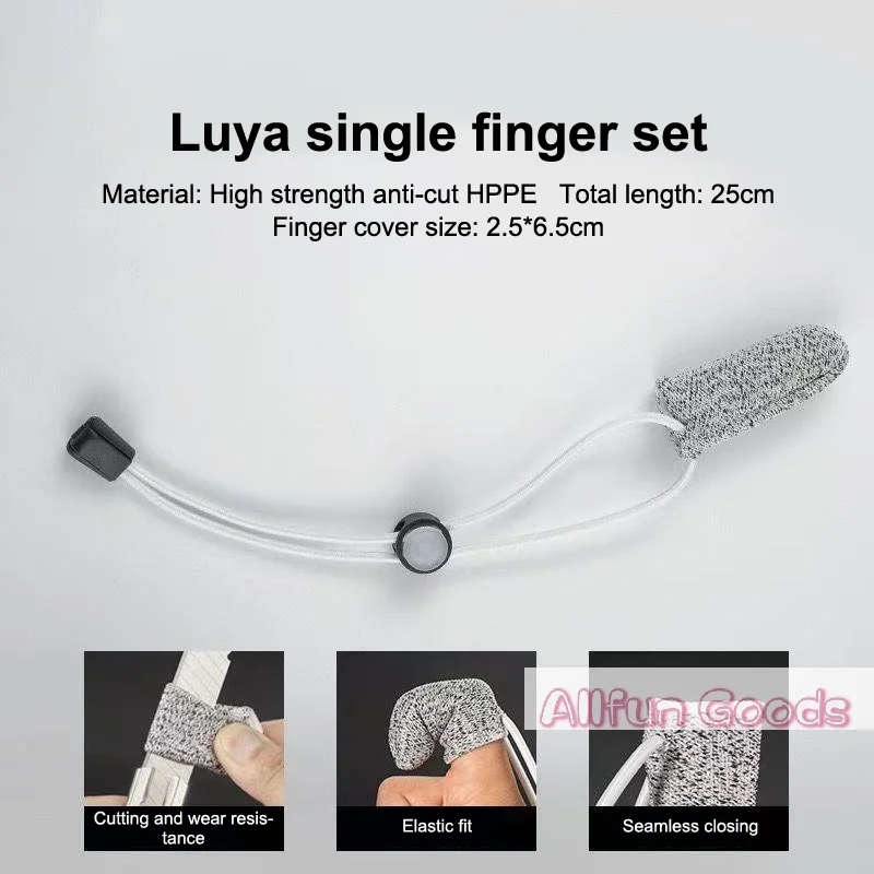 Single Finger Protective Glove Finger Cover For Fishing Anti-cut Fishing Finger Protector Glove For Casting Control For Outdoor