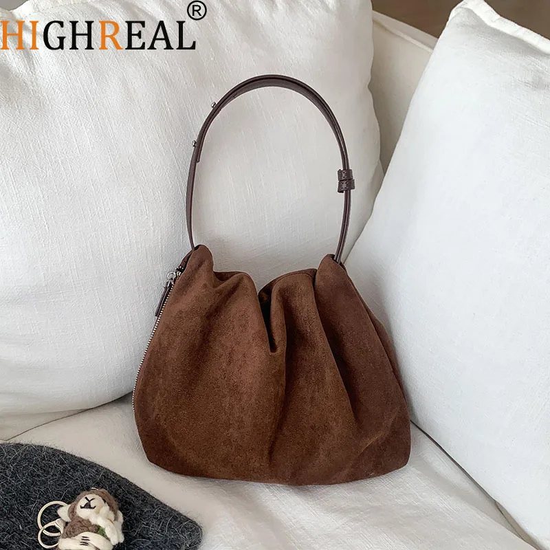 

Retro Leopard Print Women Bag New Style Foldable Women's Single Shoulder Bag Autumn and Winter Suede Velvet Handbags