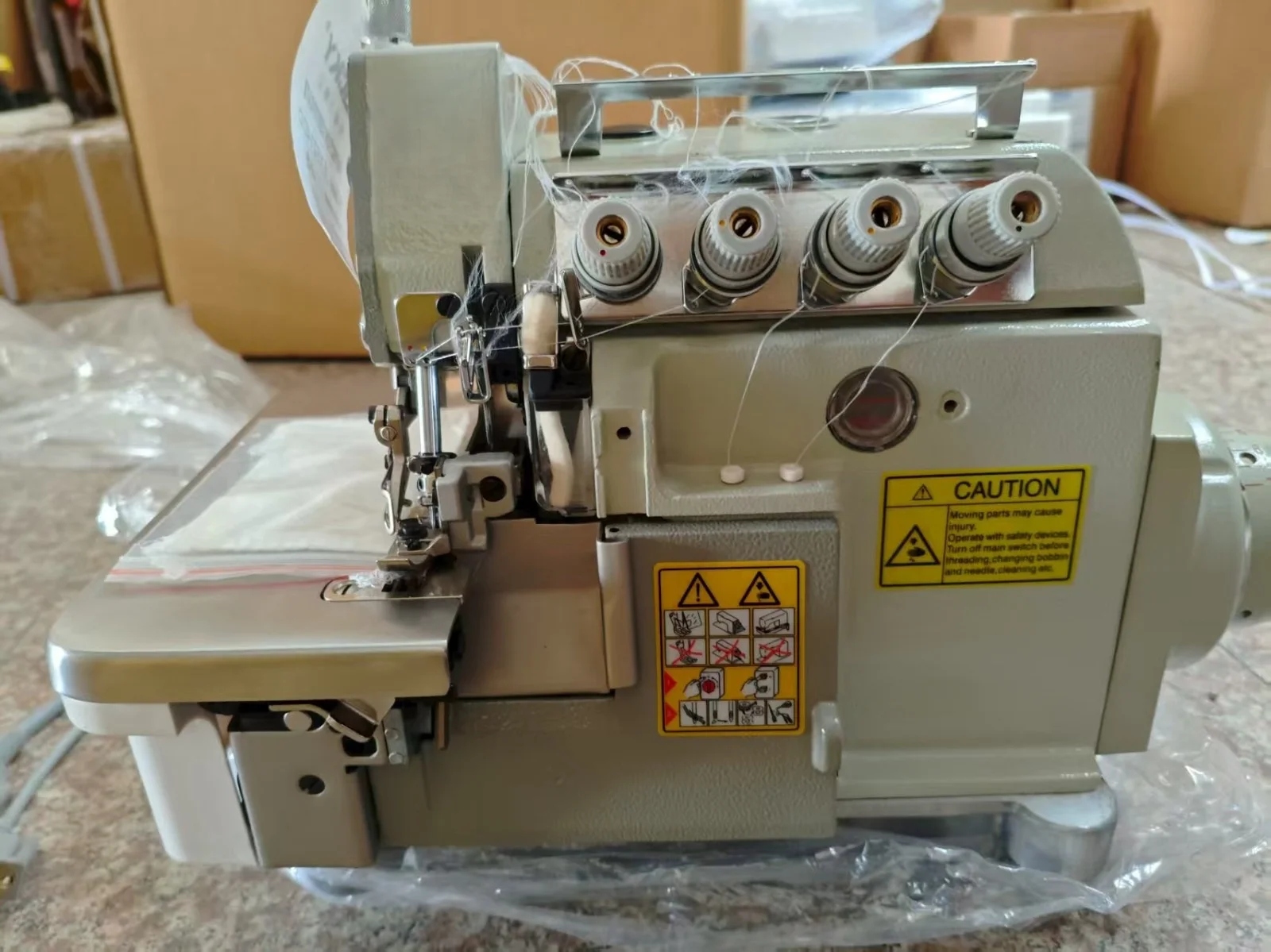 EX5214DD Industrial Ultra High Speed Direct-drive Overlock Stitch Sewing Machine Manual Flat-Bed Motor New