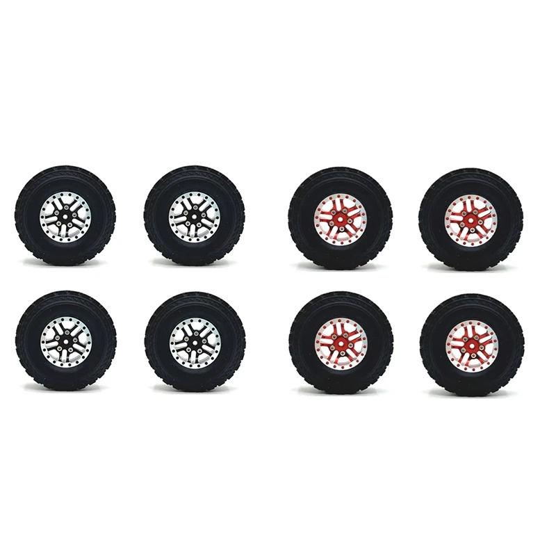 

4PCS Upgraded RC Car Tire For MN 1/12 MN82 LC79 MN78 1/16 WPL C14 C24 RC Car Feiyu RC Car Upgraded Parts