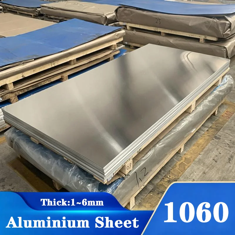 1060 Pure Aluminum Sheet Thick 0.2/0.3/0.5/0.8/1/1.2/1.5/2/3/4/5/6mm Aluminum Alloy Plate Polished Sheet Processing Accessories