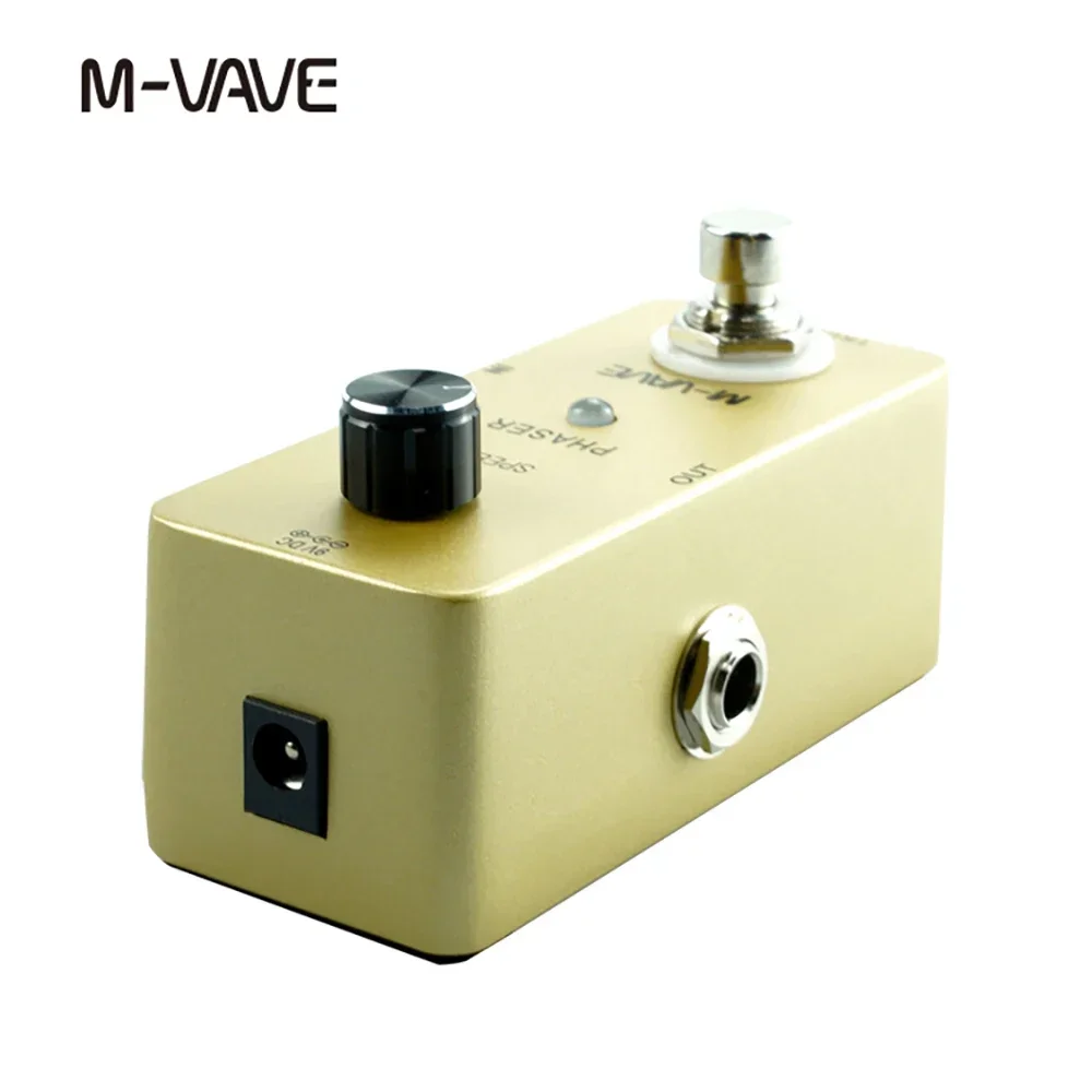 M-VAVE PHASER تأثير الغيتار الكهربائي دواسة تأثيرات المرحلة التناظرية صحيح الالتفافية سبائك الزنك قذيفة دواسة الغيتار الملحقات أجزاء