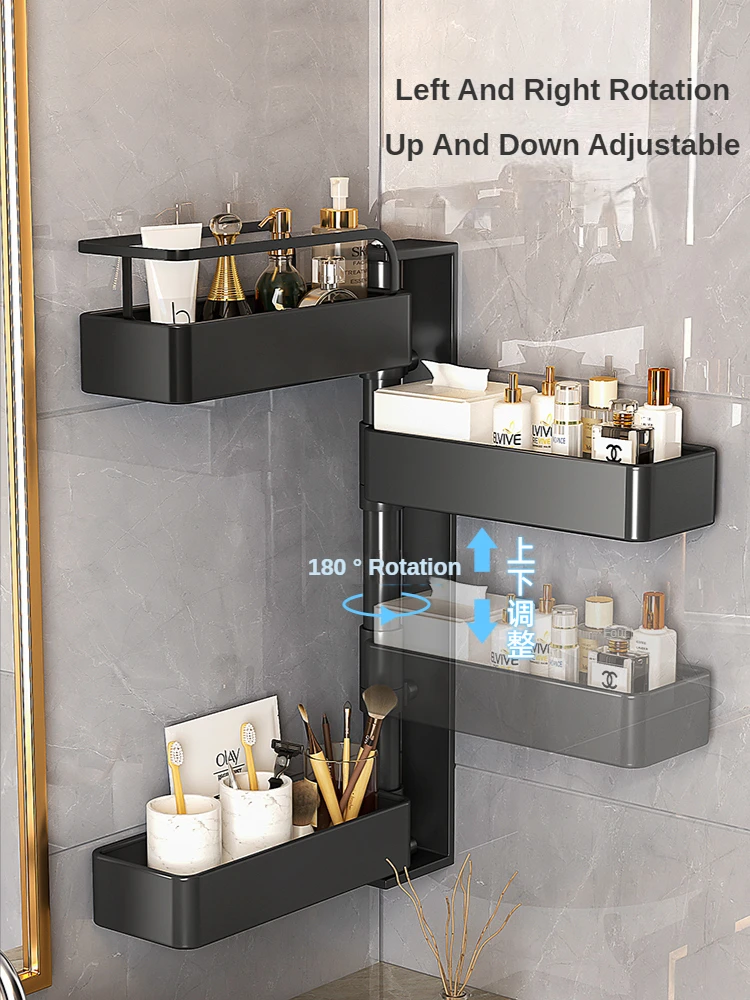 Shelf In The Bathroom Kitchen Spice Rack Wall-mounted Corner Shower Shelf Place Shampoo Cosmetics Bathroom Kitchen Hanging Shelf