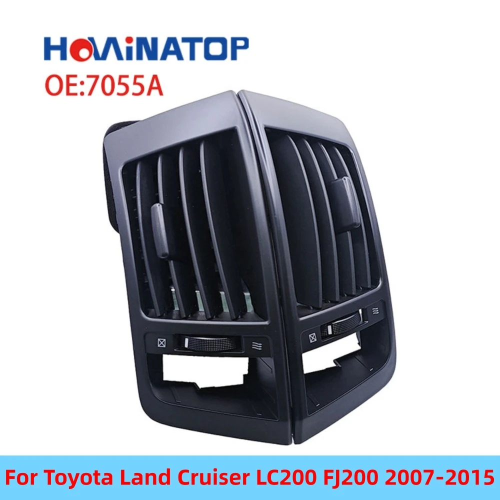 HOWINATOP 55687-60090 55687-60100 7055A Dashboard Air Vent  For Toyota Land Cruiser LC200 FJ200 2007-2015 OEM Replacement