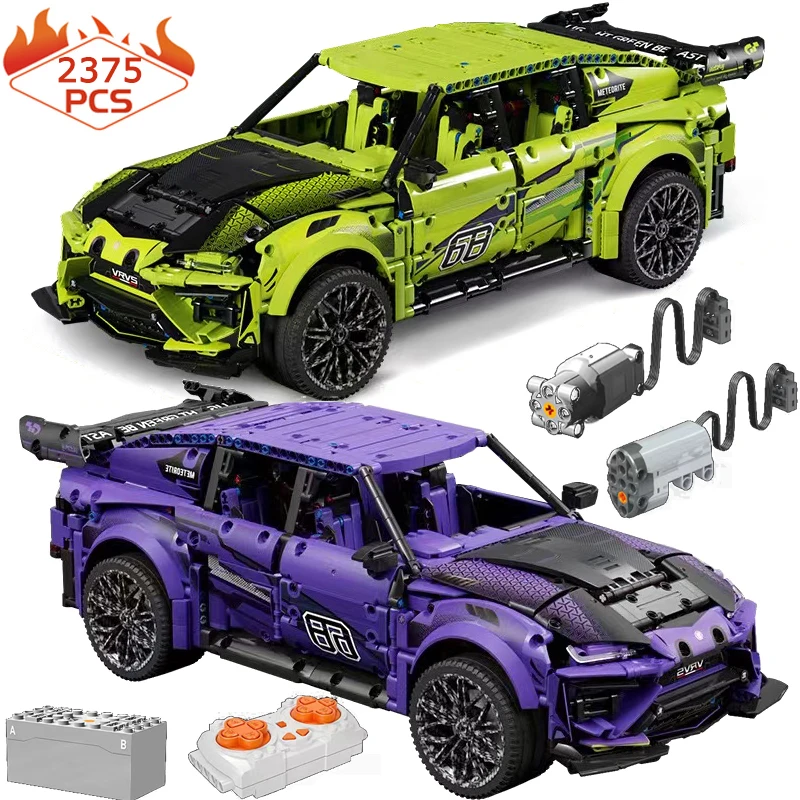 1:8 Technical URUS Off-Road Vehicle Building Blocks Sports Car City Jeep Vehicle Model Bricks Toys For Boy Birthday Gifts MOC