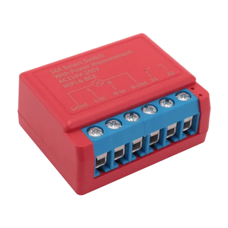 

Мини 16A Tuya Wi-Fi умный переключатель DIY выключатель измерение мощности поддержка приложение удаленное голосовое управление