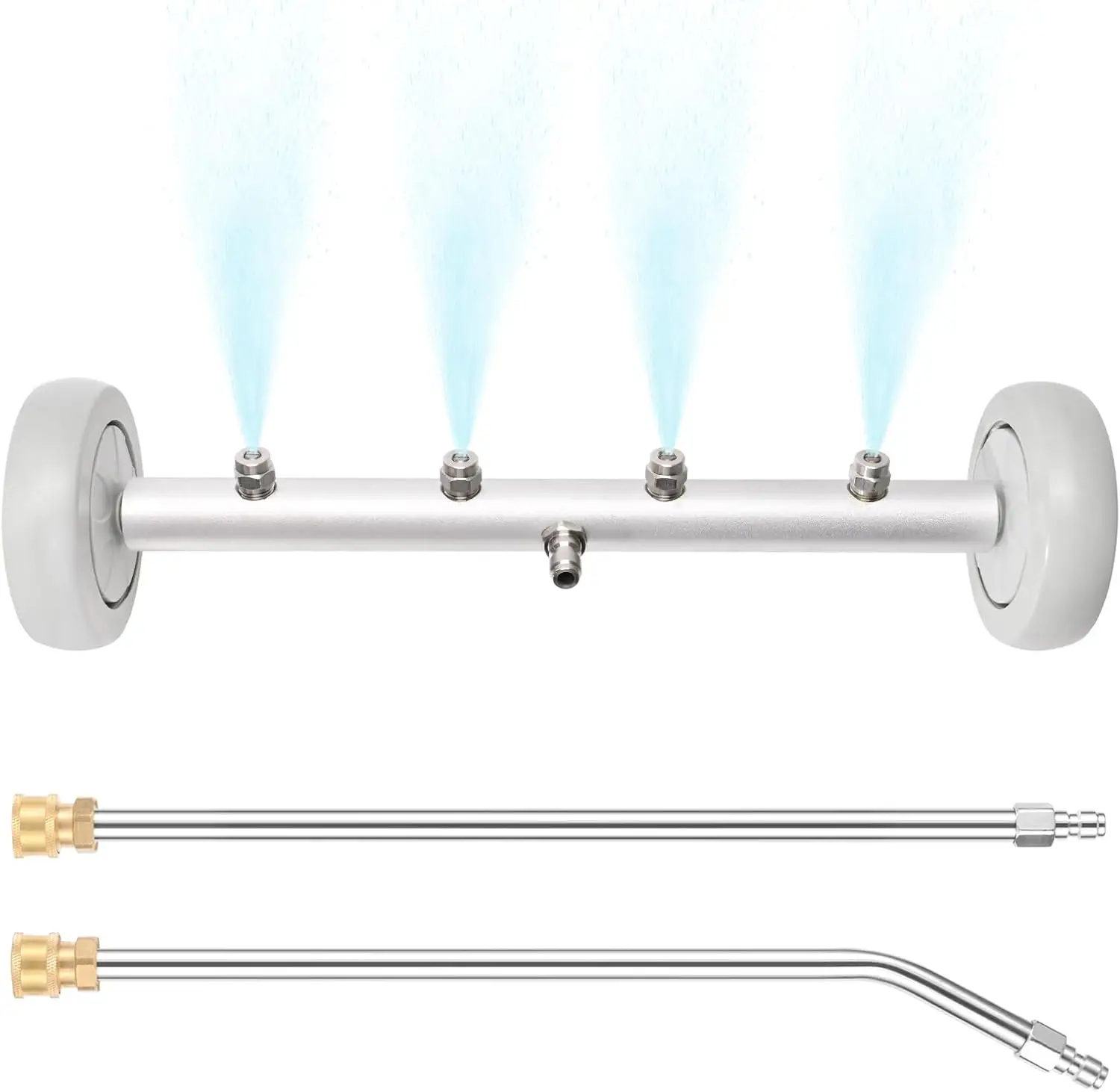 Pressure Washer Undercarriage Cleaner, Under Car Washer, Undercarriage Sprayer, Universal 1/4