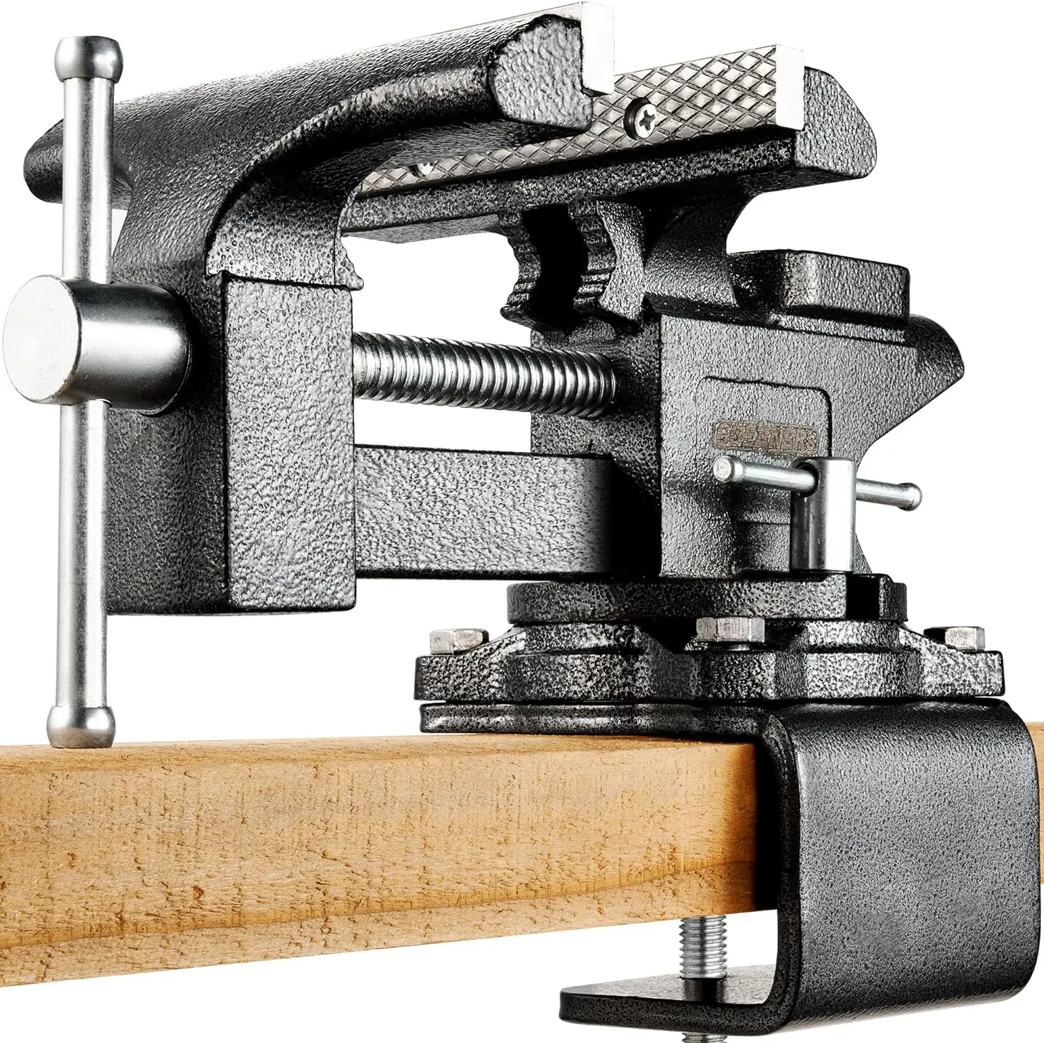 

6-Inch Bench Vise for Workbench with Heavy Duty Forged Steel Construction Built-in Pipe Jaw and Swivel Base