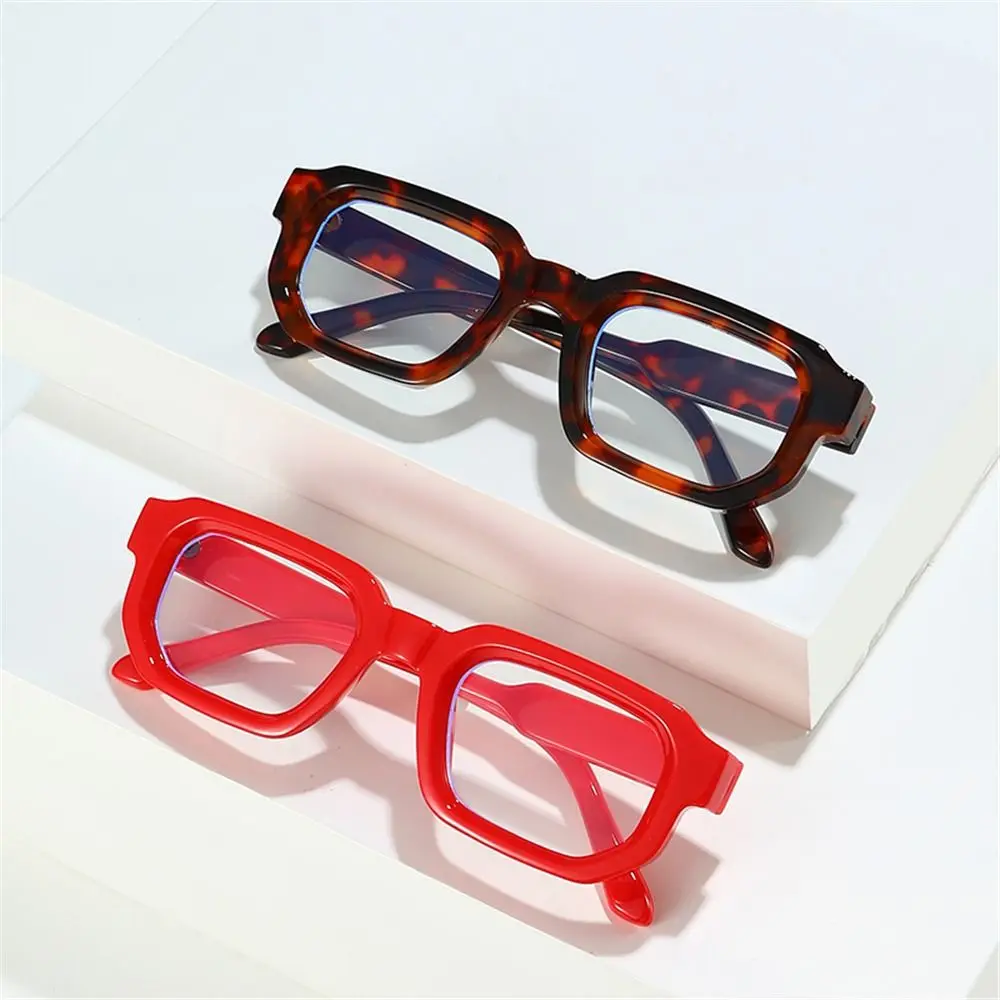 Vintage Square Anti Blue Light Glasses Women Men Trend Ins Computer Goggles Optical Eyeglasses Brand Designer Reading Eyewear