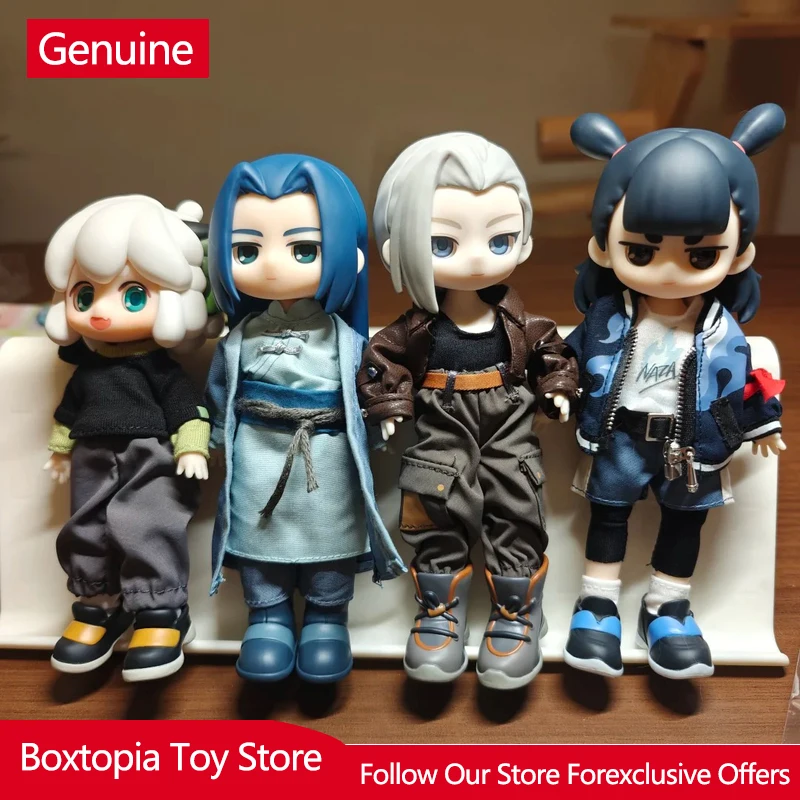 

Authentic The Legend Of Hei 2 Blind Box Bjd 1/12 Scale Articulated Doll Toy Luo Xiaohei Luo Xiaobai Mystery Box Birthday Gift