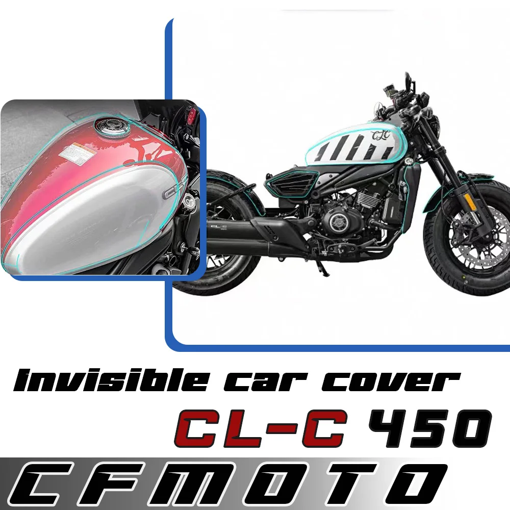 

For CFMOTO 450CLC invisible car cover fuel tank sticker instrument film body protection sticker 450clc 450CL-C