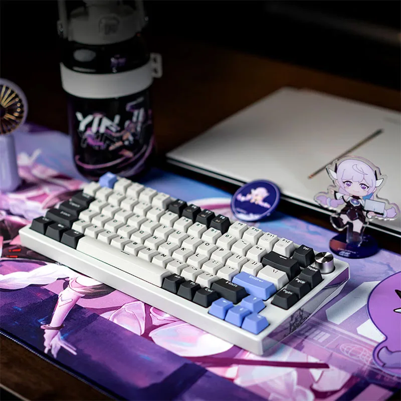 Colorful KB8pro Customized Mechanical Keyboard PBT 2.4G Tri-Mode Full Key Hot Plug All Aluminum Rgb Gasket FPS PC Accessories