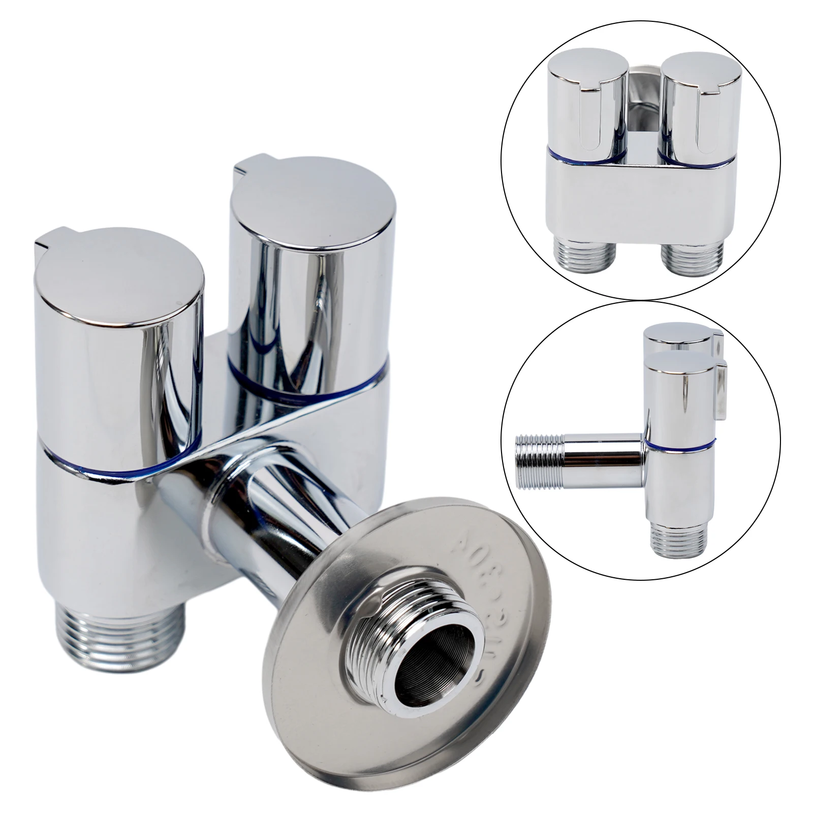 

Клапан регулирования потока воды 1 вход/2 выхода, двойное управление, из нержавеющей стали, подходит для установки и использования в душевых системах