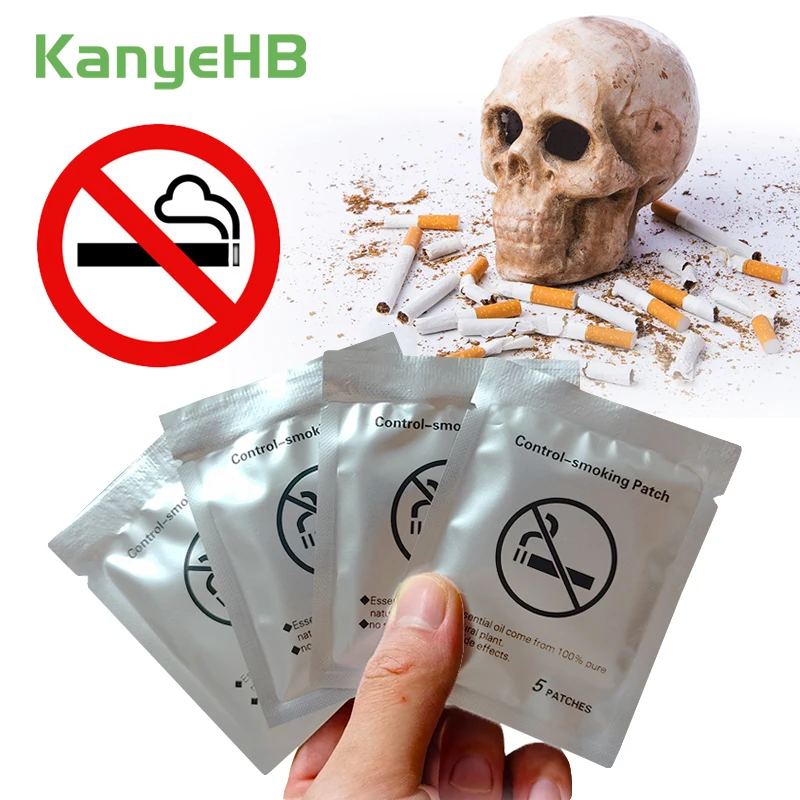 20pc=4bag Anti-smoke Patches Smoking Cessation Patch Stop Smoking Plaster Smoking Control Sticker Smoking Cessation Product A439