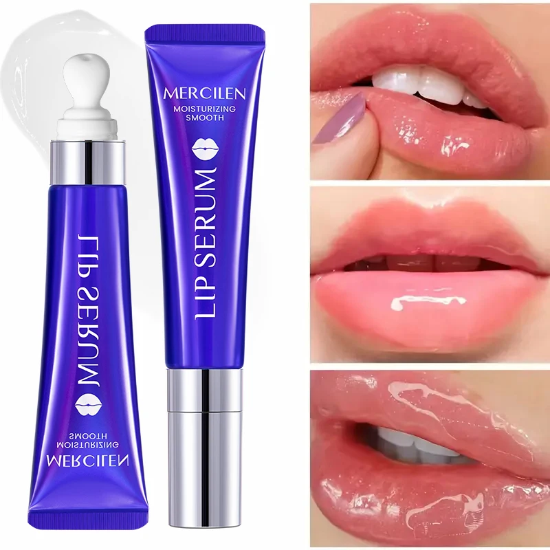 Mercilen Thermal Lip Care Essence 10ml, Contains Grape Seed Oil, Jojoba Seed Oil, and Plant-Based Squalane, Providing Long-Lasting Hydration and Creating Soft and Supple Lips, Suitable for All Skin Types