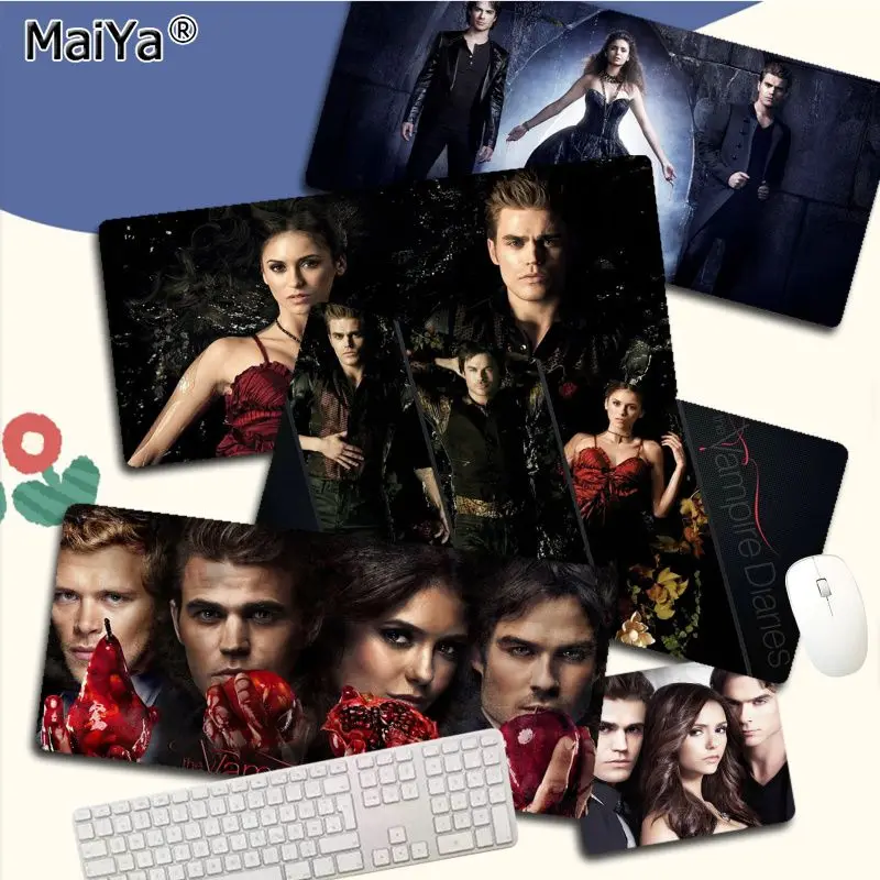 

Vampire Diaries Mousepad Beautiful Durable Rubber Mouse Mat Pad Size for CSGO Game Player Desktop PC Computer Laptop