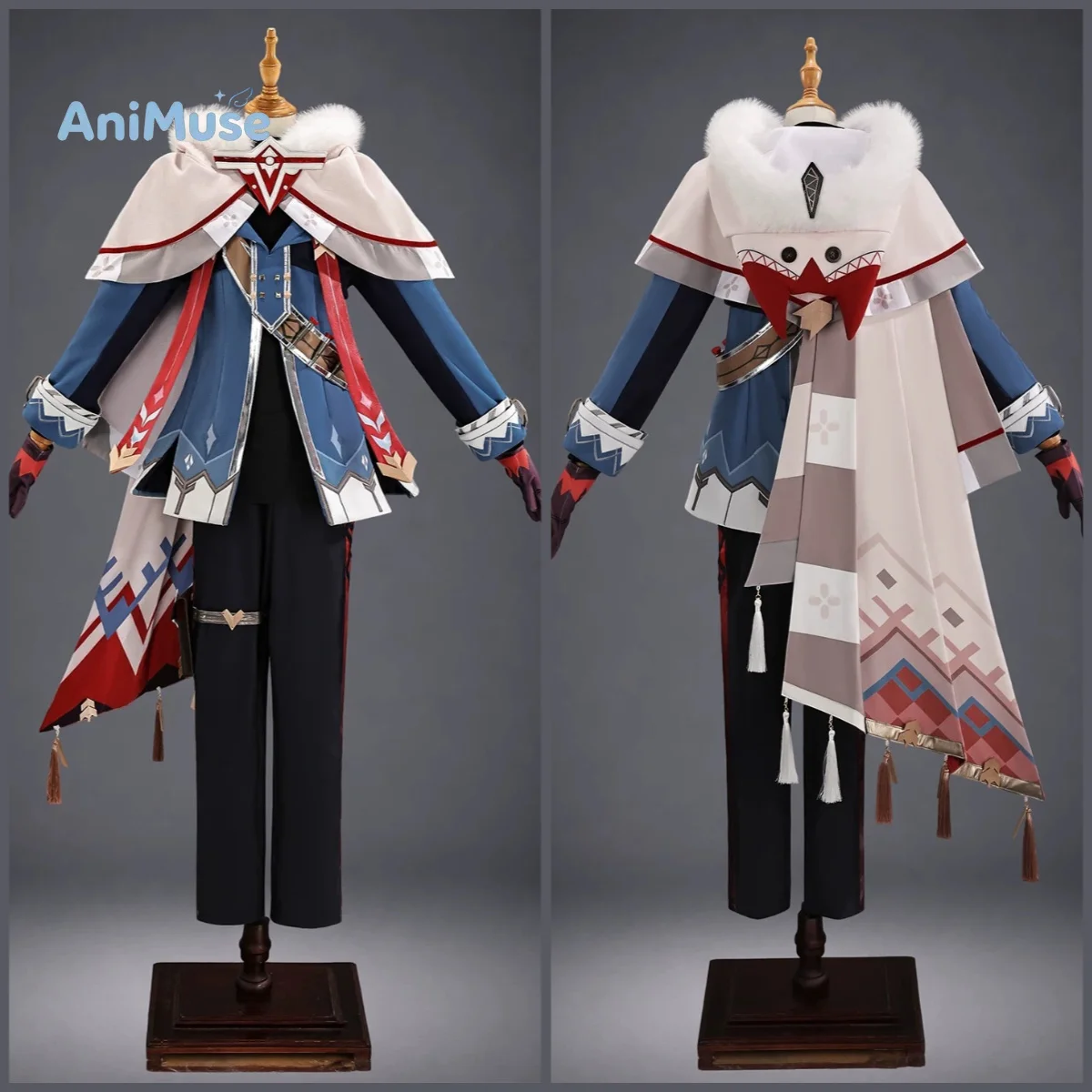 Spiel Genshin Impact Snezhnaya Alyosha ‌   Cosplay-Kostüm Hochwertiges Outfit Spiel Anime Komplettset Comic Con AniMuse