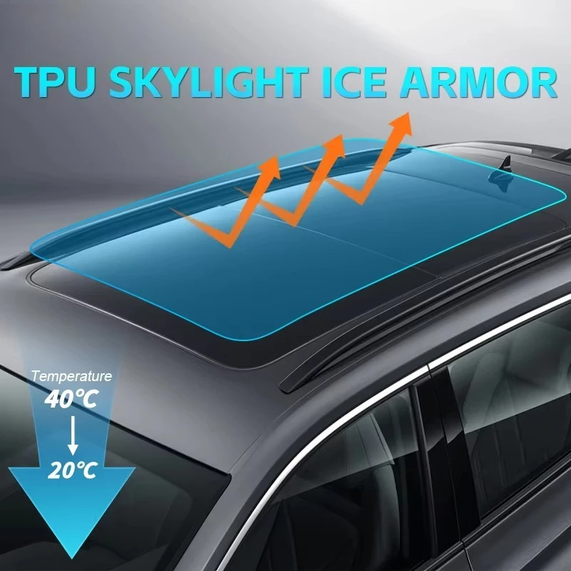 High-quality Scratch-resistant Heat-insulating TPU Car Sunroof protection Film Sunroof Ice armor Film