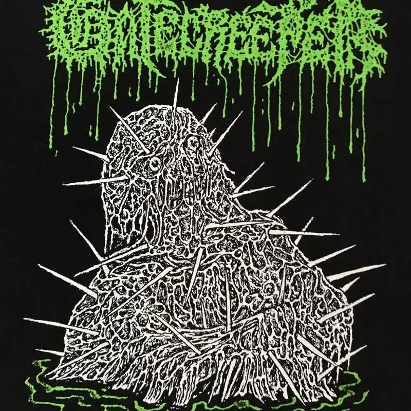 

Черная хлопковая футболка Gatecreeper Band, полный размер S 5XL