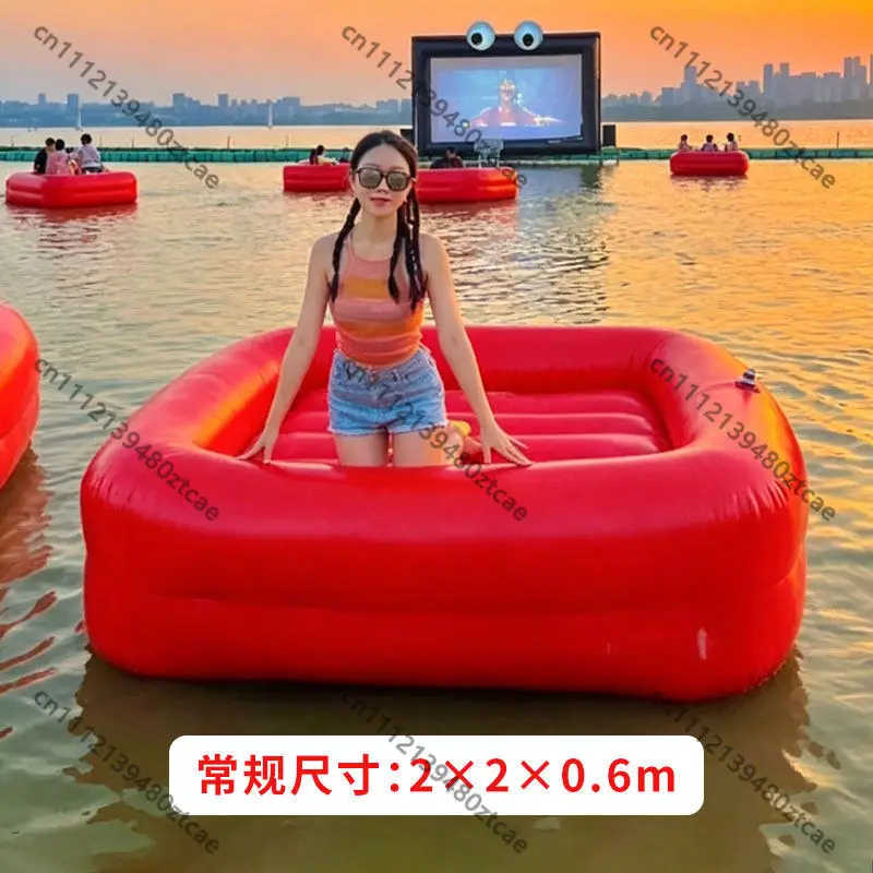 Large Custom Inflatable Movie Curtain Durable Airtight Projection Screen for Outdoor Open-air Theater & Group Activities