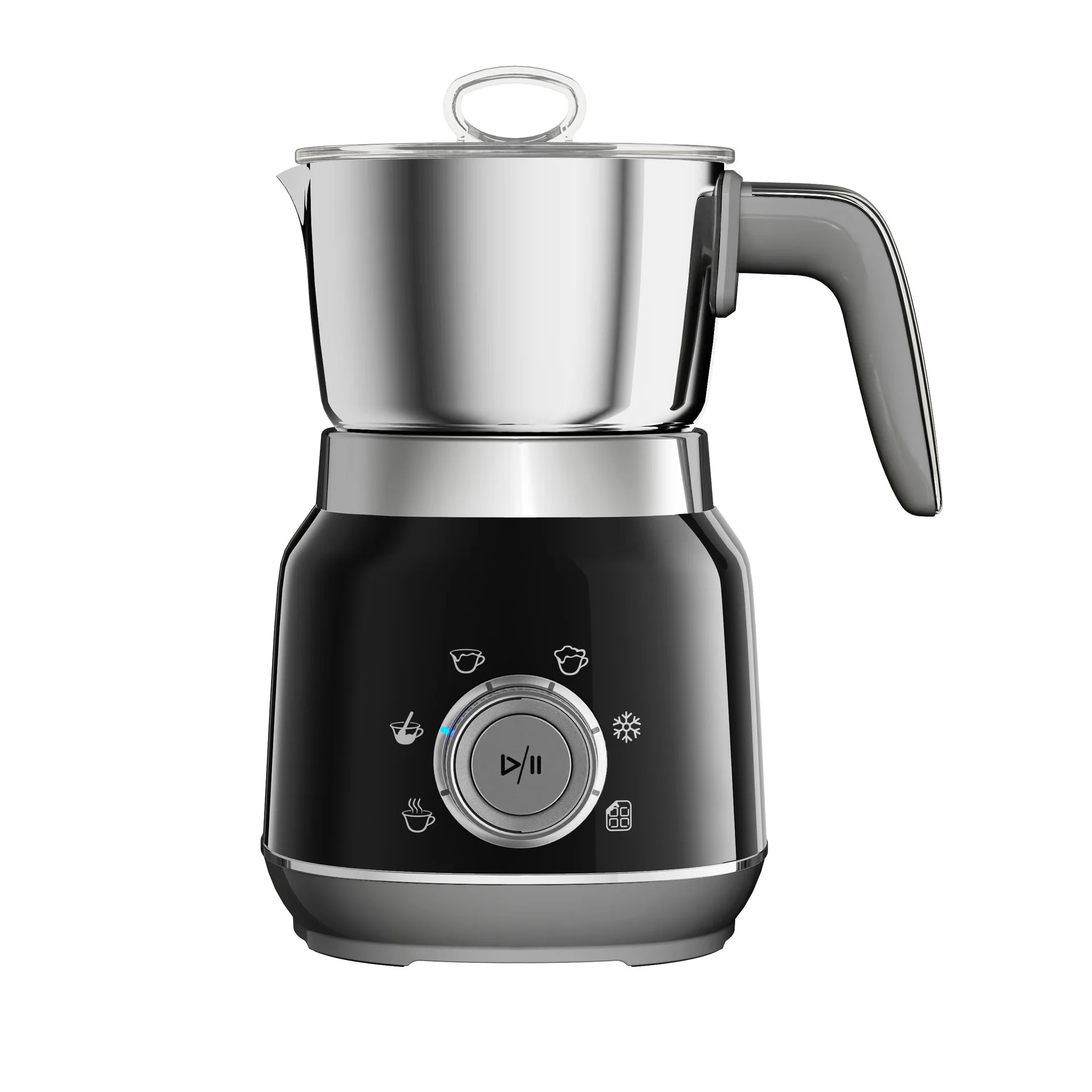 2026 New Fully Automatic Electric Milk Frother, Milk Foam Maker for Hot Milk and Cappuccino
