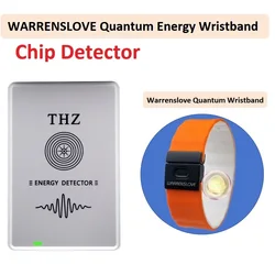 WARRENSLOVE Magnetic Quantum Bracelet for Men Women – Negative Ion Energy Wristband with Chip Detector