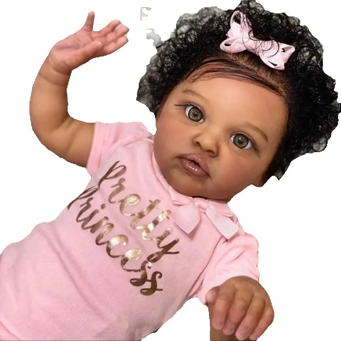 Bambola rinata realistica da 20 pollici Amara Soft Touch con vene realistiche dipinte a mano Un regalo di compleanno coccoloso ideale per i bambini