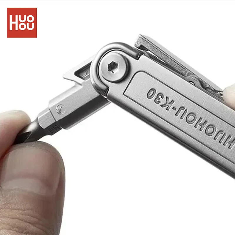 HuoHou K30 Pro Multi Tool 18 In 1 Folding Pliers Portable Scissors Wood Saw Outdoor Survival Multi-functional EDC Hand Tools