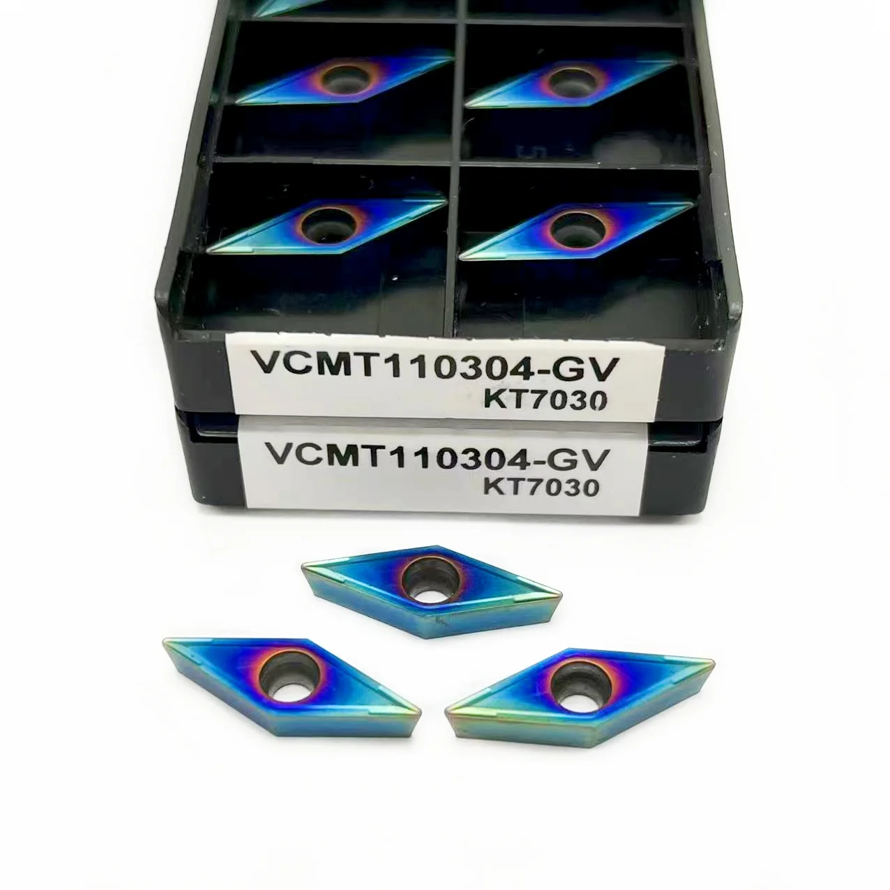 

Токарная вставка VCMT110304 GV KT7030, твердосплавная вставка из карбида керамики, VCMT110304 GV KT7030, токарные инструменты с ЧПУ