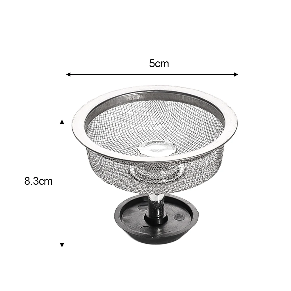 스테인레스 스틸 싱크 필터 스크린, 주방 욕실 용품, 하수도 막힘 방지 필터, 배수 포트, 바닥 배수구, 가정용 가제트
