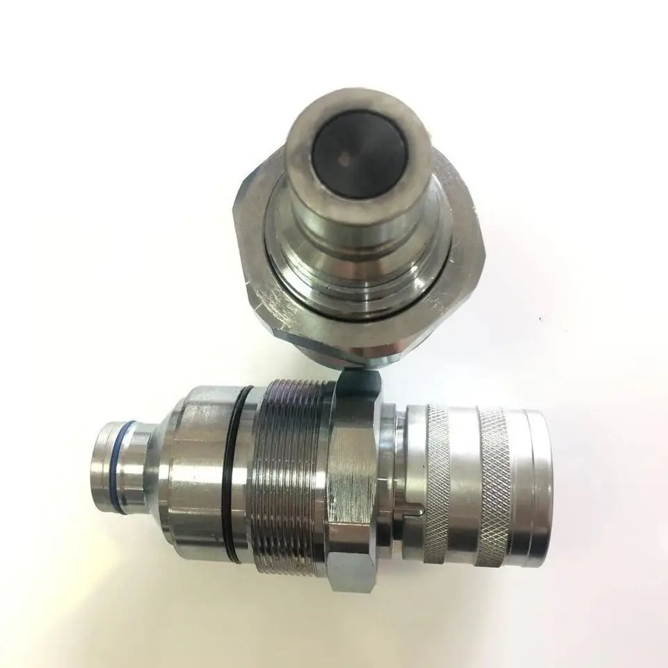 

New Hydraulic Quick Coupler Tubing Connector 7246802 7246799 For Bobcat Hydraulic Quick Release Coupling