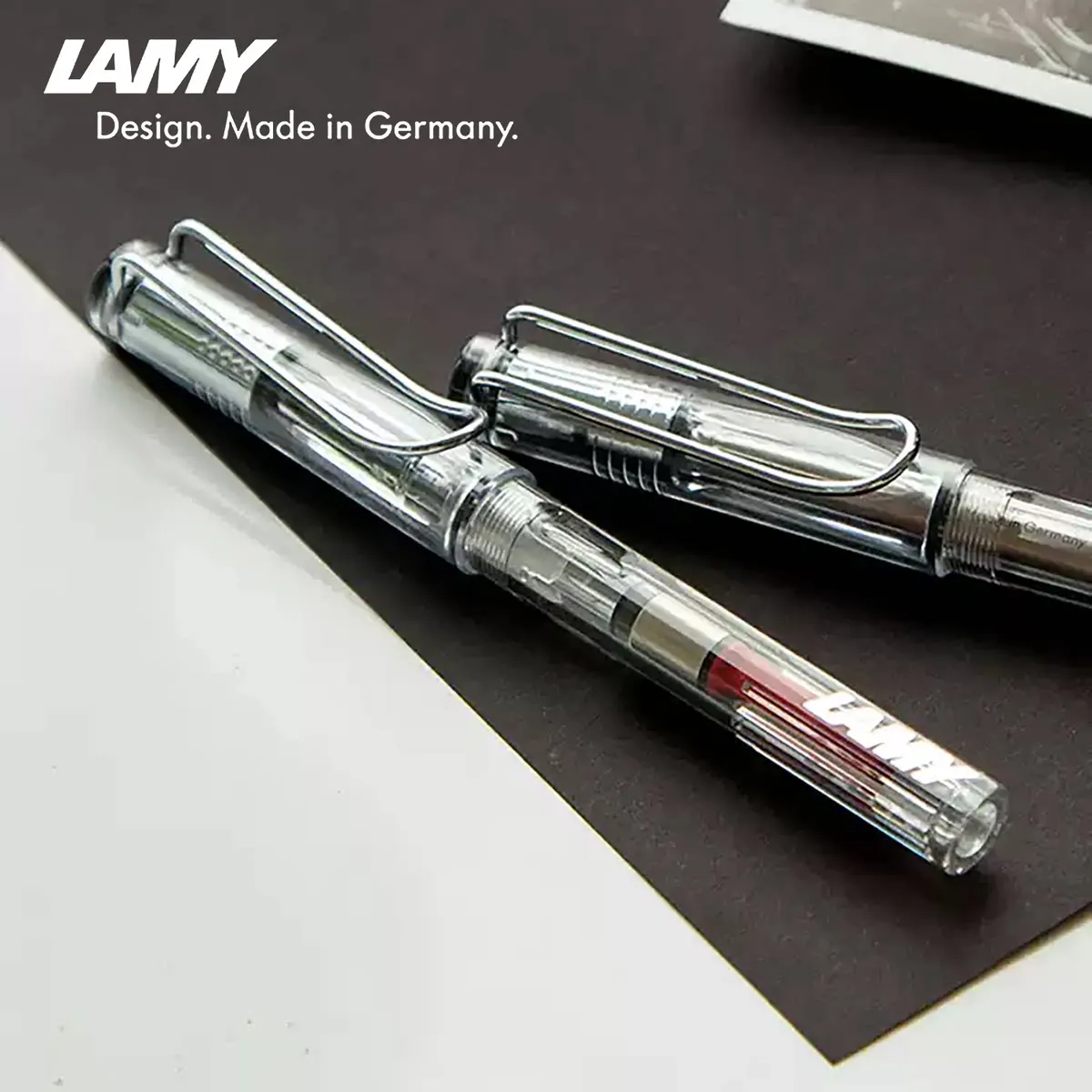 Pióro wieczne LAMY Vista Confidence Transparent Set Limited Edition Prezent biznesowy Artykuły szkolne Artykuły biurowe — zdjęcie produktu 3