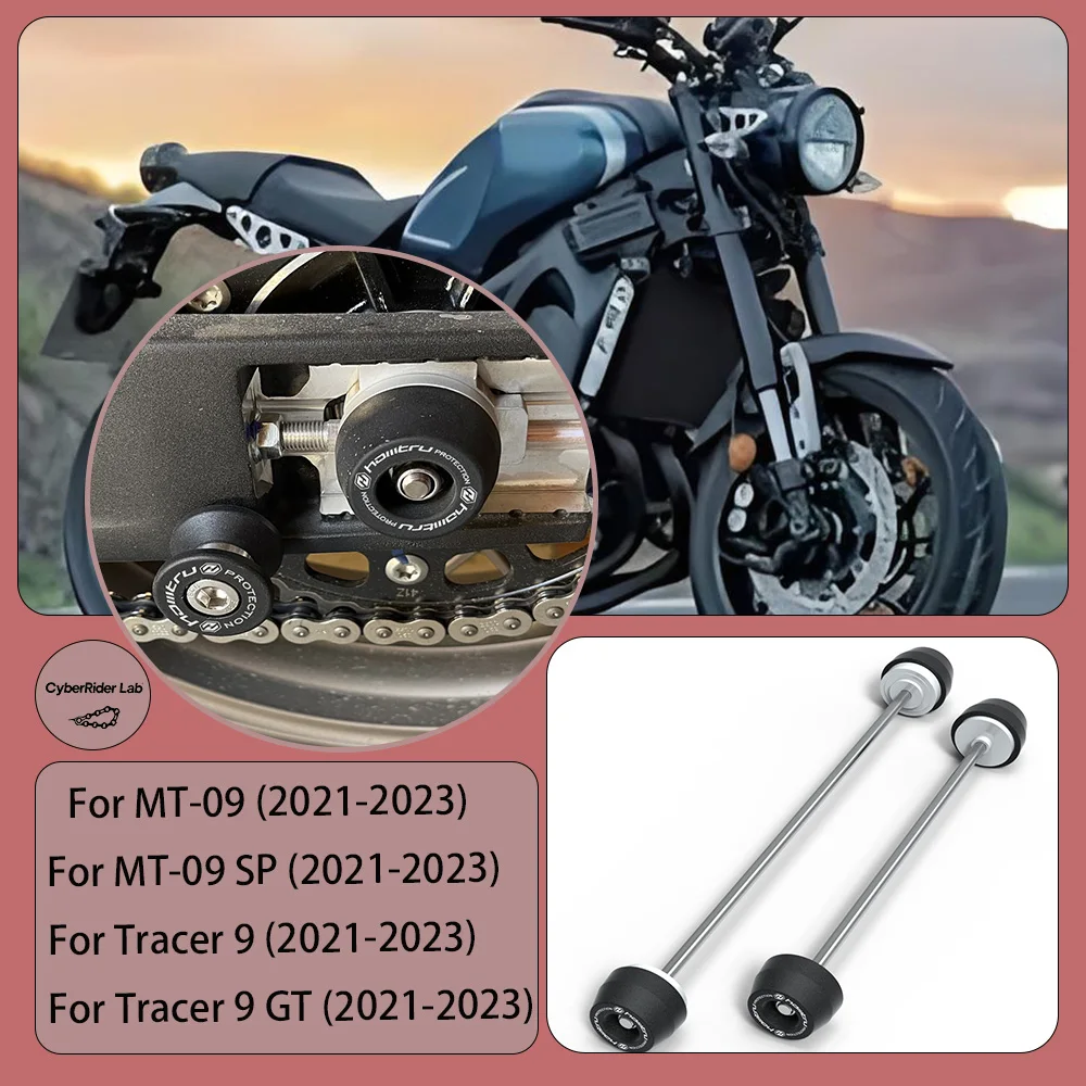 

For Agusta Brutale 800 RR Front&Rear Wheel Spindle Crash Guards-Motorcycle Anti-Fall Parts